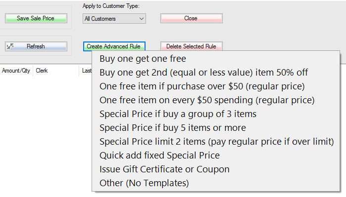 Creating a discount between a LIST PRICE and SALE PRICE