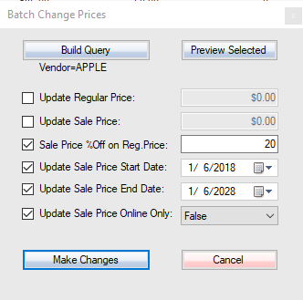 batch update price for woocommerce